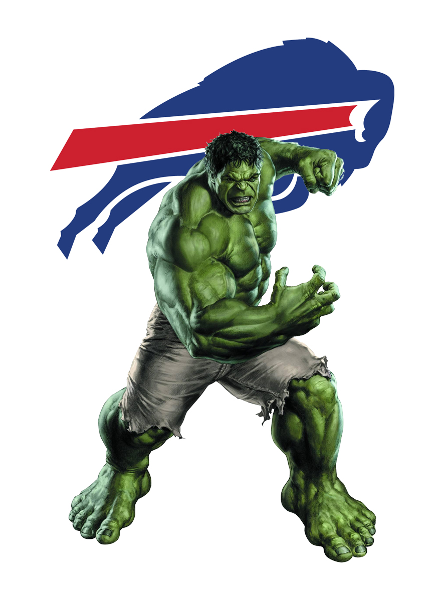 Buffalo Bills Hulk Logo vinyl decal